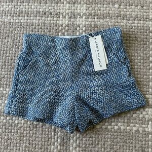 Janie and Jack Boucle Short blue Size 3 NWT